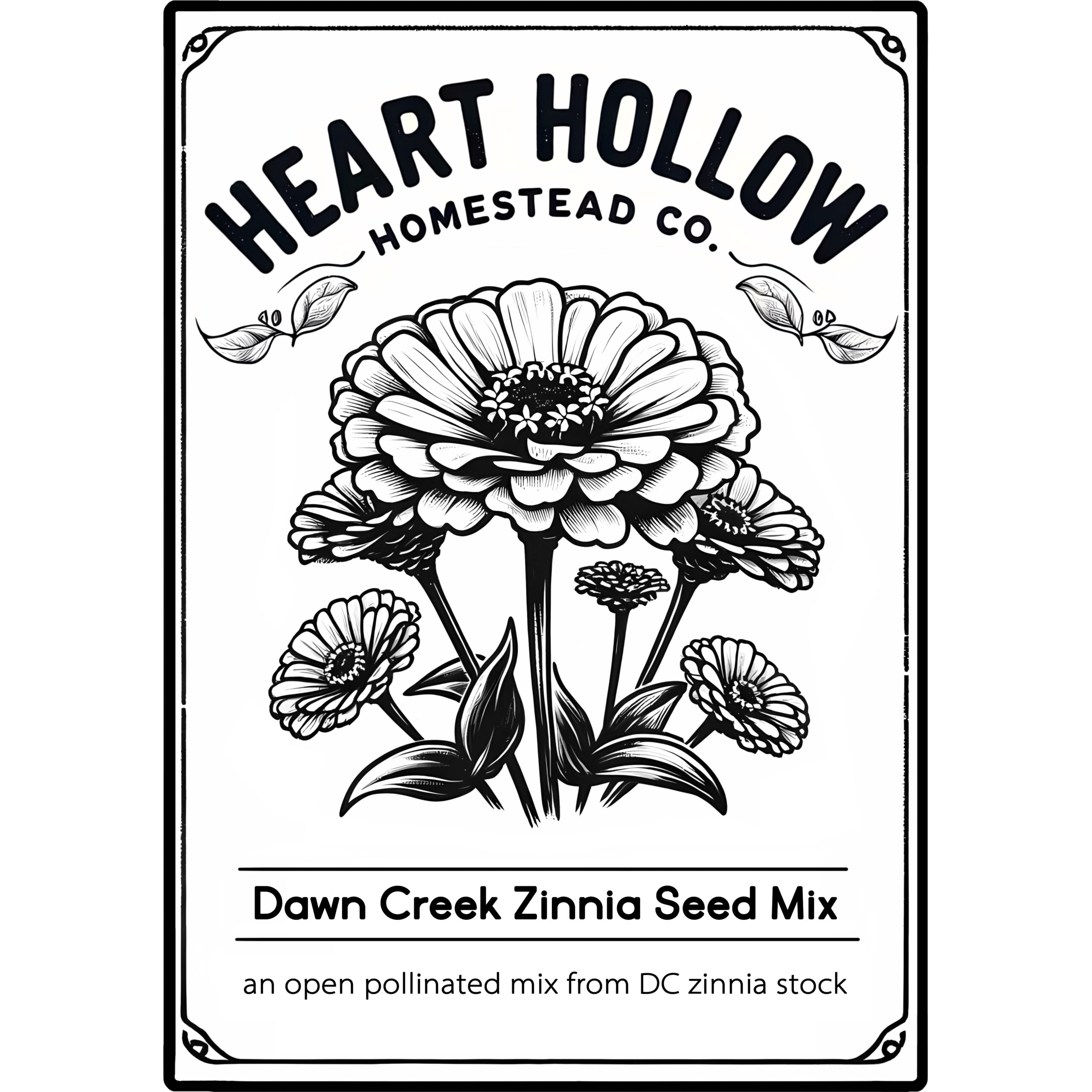 Dawn Creek Zinnia Seed Mix Heart Hollow Homestead Co dawn-creek-zinnia-seed-mix-heart-hollow-homestead-co